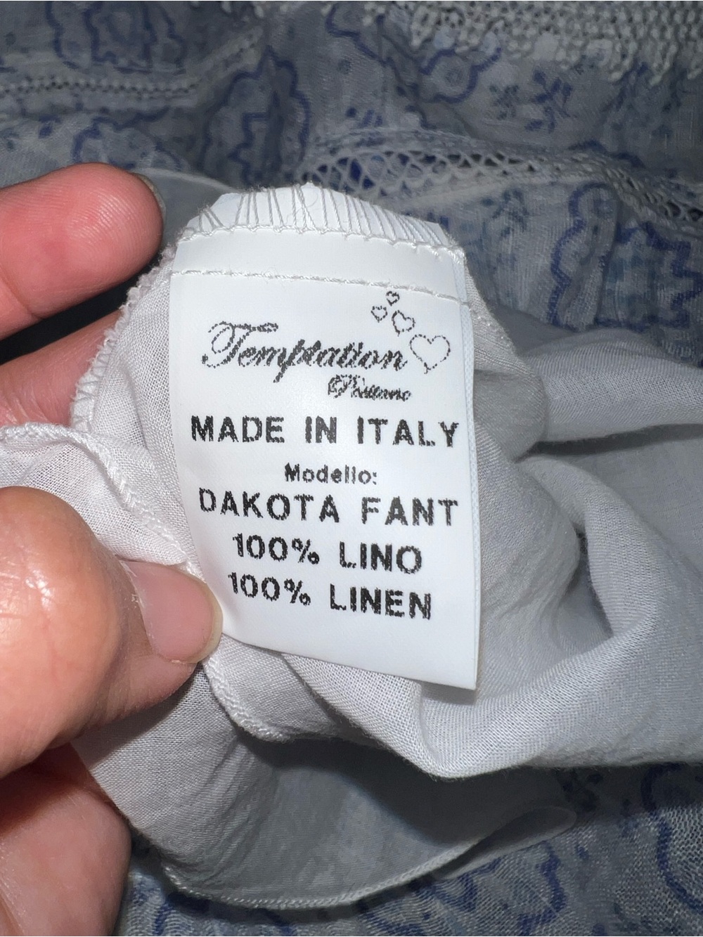 Temptation Positano Blue & White Linen Shirt Bell Sleeve Dress Size Small - Picture 12 of 13